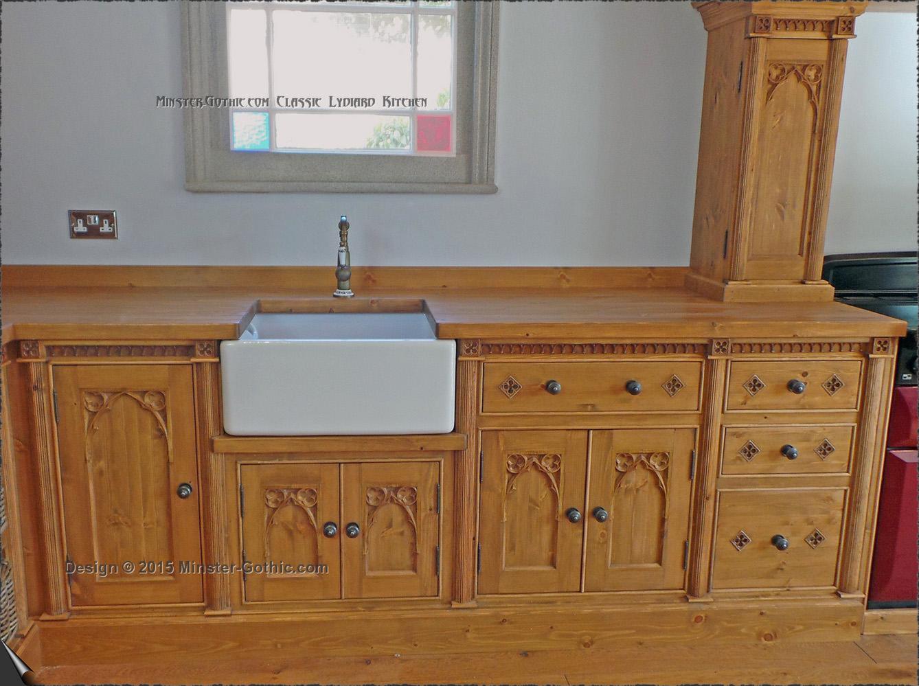 Minster Gothic kitchens. Free-standing or fitted. - Minster Gothic