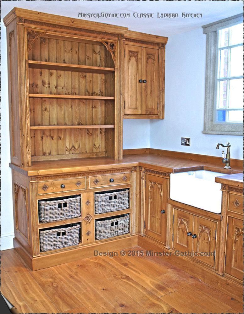 Minster Gothic kitchens. Free-standing or fitted. - Minster Gothic