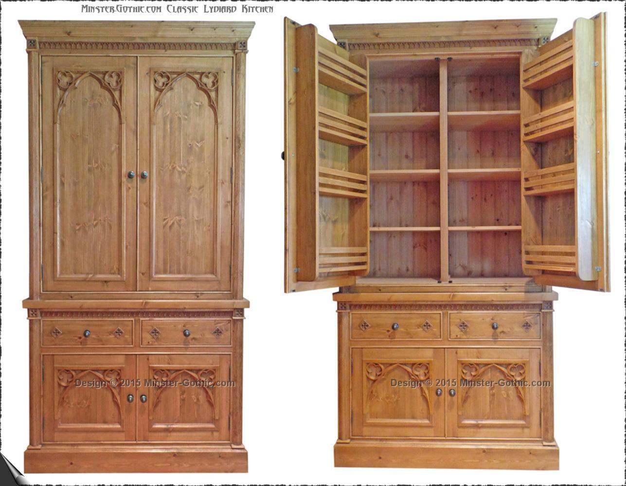 Minster Gothic kitchens. Free-standing or fitted. - Minster Gothic