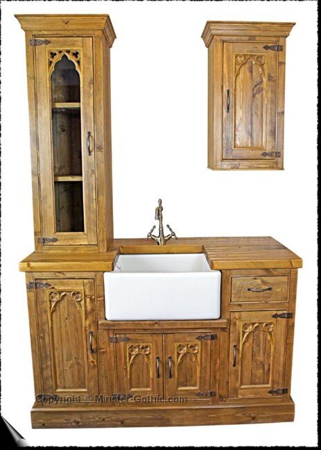 Minster Gochic Rustic Kitchen Ensemble. Click on this photo for a larger image.