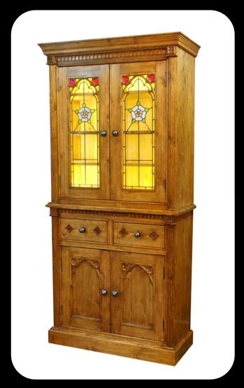 Minster Gothic Classic "Knaresborough" Bookcase/Display Cabinet